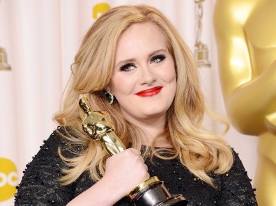 Adele en los premios Óscar  en 2013 - Fuente:  weloversize.com